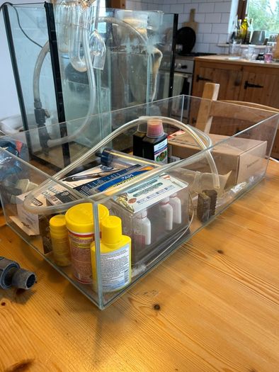 Aquarium setup with sump