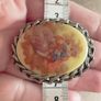 Vintage Fragonard Oval Porcelain Brooch. Image 5
