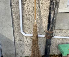Halloween witch's broom / besom