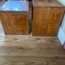 Vintage Solid Wood Matching Pair of Side Tables Image 3