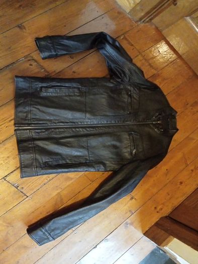 Mens large leather jacket