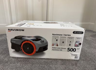 Segway Navimow i105E GPS Robot Lawn Mower + Official Garage + Original Box