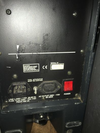 DJ Subwoofer/Bass Bin....RCF Art 600as