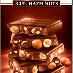 Lindt Les Grandes Hazelnut Dark 34% Full case x 13