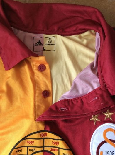 Galatasaray Jersey. Official Adidas Mens Home Special Edition Centenary Jersey Season 2005-2006. Original From The Time. Not A Modern Remake.