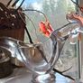 French 1970s Vannes crystal hen bowl Image 2