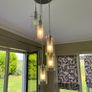 Dining Table & Chairs + Kitchen Island Drop Lights Image 3