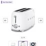 Smeg 4 slice toaster white Image 5