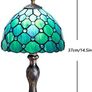 Stained Glass Table Lamp, Vintage Image 2