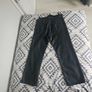 Zara Black Coated Jeans Image 2