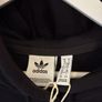 ADIDAS X FIORUCCI Black Cropped Sweatshirt Hoodie Size 10! Image 5