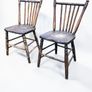 Antique Kitchen Chairs x 2 - Rustic Image 2