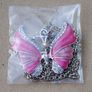 Necklace with Enamel Butterfly Pendant Image 8