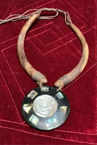 Abalone & mother of pearl  piece