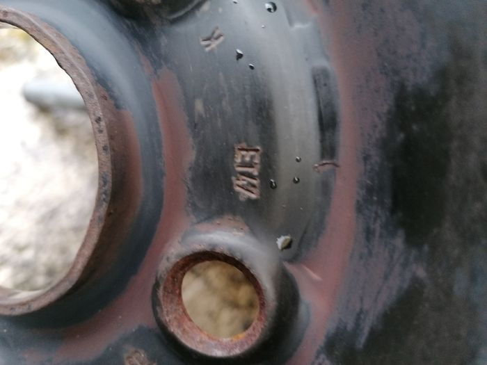 15" Vw steel rim 6Jx, 15xH2,5 STUD, ET47, 1K0601,027C, (T2 stamped on inside), 5 X 112 fitment i think