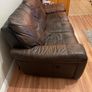 Leather reclining sofa set Image 3
