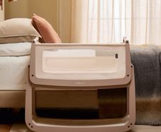 Snuzpod 5 bedside crib mocha