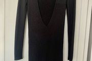 Black Dress Zara Knit Size: L