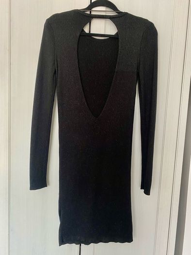Black Dress Zara Knit Size: L