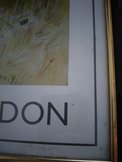 Vintage 1984 Raoul Dufy Tate Gallery Exhibition Poster - "The Harvest" (Framed)