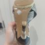 Karen Millen Brown Leather Cross-Strap Heeled Sandals - Size 5 Image 7
