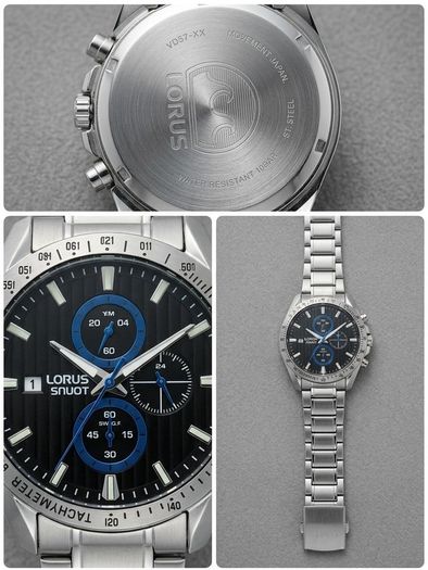 A men's wristwatch from the Lorus brand, which is a brand owned by the Japanese Seiko company