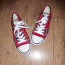 Dunlop Red Tartan Low-Top Canvas Sneakers Plimsolls Size UK 4 Image 2