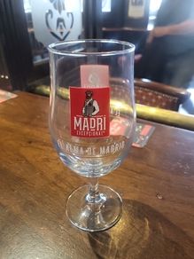 madri pint glass new