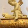 Vintage Cherub Decor SetBookTrinket Box &column Image 3