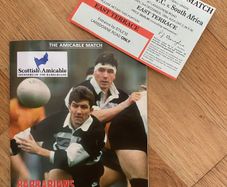 Very Rare 1994 Barbarians v South Africa - International Match Programme + Match Ticket