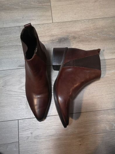 Gallery Leather Ankle Boots Size Uk 6