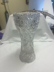 Large Irish crystal vase (2 optional price will differ)