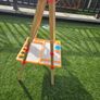 Kids Wooden Double Sided Easel Chalkboard and Whiteboard Image 3