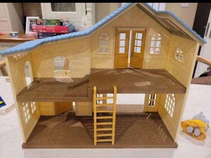 Sylvanian Family House, furniture & figures