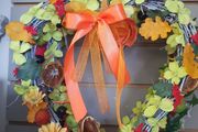 Heart Shaped Flower Wreath - Large