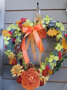 Heart Shaped Flower Wreath - Large