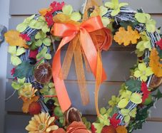 Heart Shaped Flower Wreath - Large