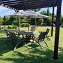 Solid Teak Garden Set Image 5