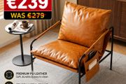 Armchair with Side Pocket