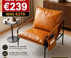 Armchair with Side Pocket