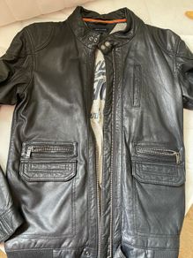 tommy hilfiger leather  Jacket