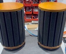 Legendary Rogers JR 149 world renowned Speakers fully restored and Recapped With New grills, binding posts And Falcon T27s Drivers