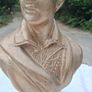Early 20th Century Clay Bust of Lord Byron(1.8kgs) Image 5