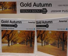 Gold Autumn Jigsaw Puzzle, New in box