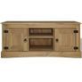 TV Cabinet Mexican Pine Corona Range 120x40x52 cm Image 4