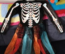 Festive Skeleton 'Coco' Halloween Costume Age 7-8