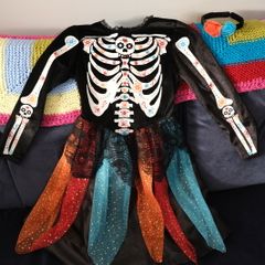 Festive Skeleton 'Coco' Halloween Costume Age 7-8