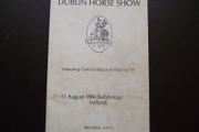 1984 "Dublin Horse Show" booklet