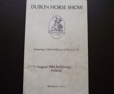 1984 "Dublin Horse Show" booklet