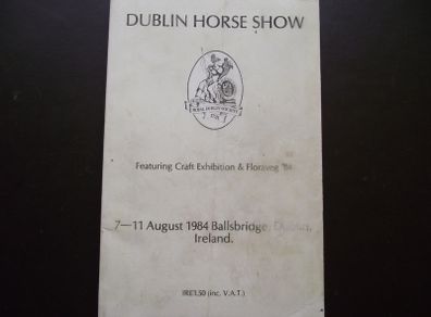 1984 "Dublin Horse Show" booklet